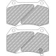 Plaquettes DS performance - Nissan 350Z- Avant